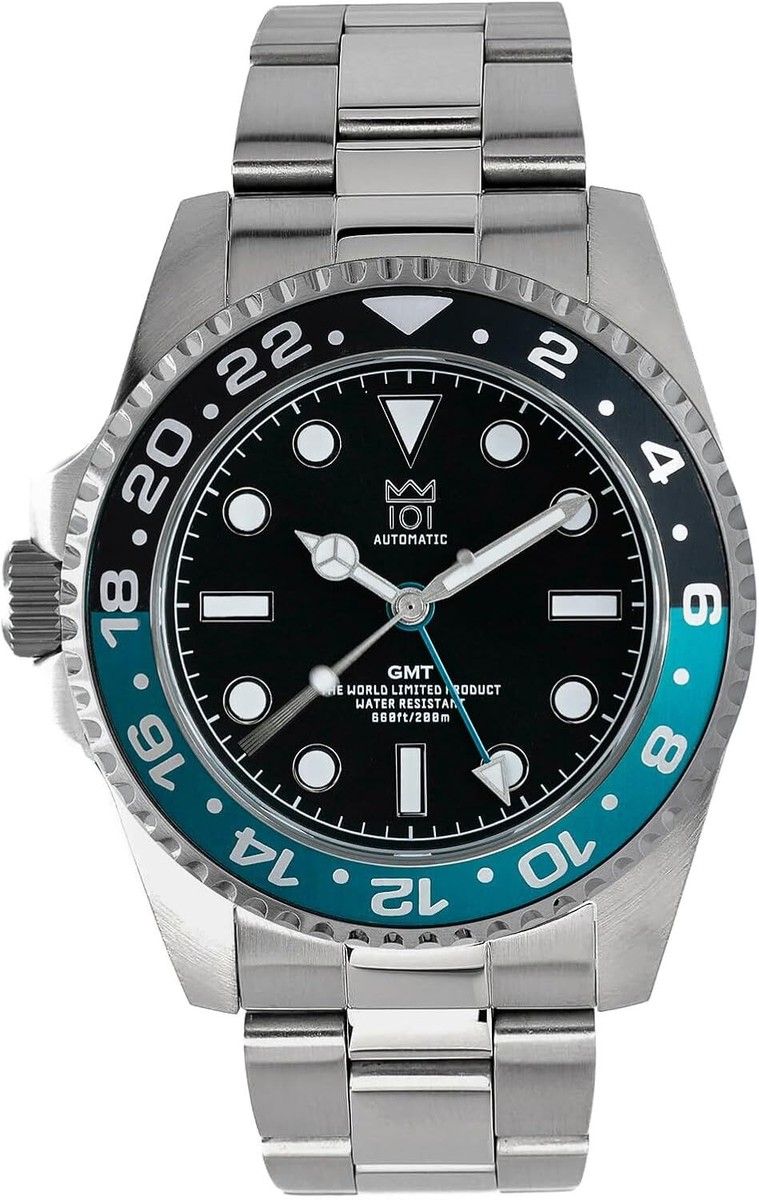 HYAKUICHI 101 Watch No.14L AUTOMATIC GMT DIVER'S Men's Left Crown