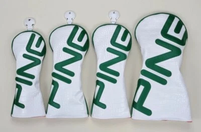 PING Leather Driver, Fairway Wood, Hybrid Headcover (White) - Individual