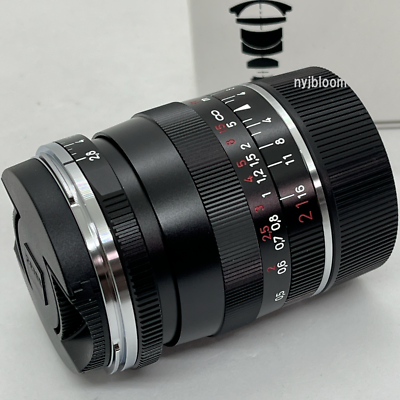 ★希少・超美品★ Carl Zeiss Biogon T*21mm F2.8 G New Carl Zeiss BIOGON T * 21mm f2.8 ZM Lens for Leica - Black