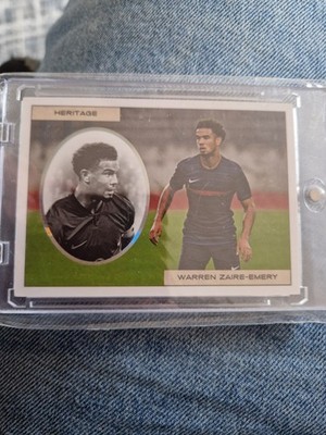 Warren Zaire-Emery 2023 Futera Unique Heritage 1/1 PSG France RC