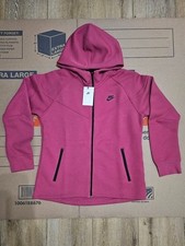 Nike Wmn Tech Tech Windrunner Full Zip Hoodie Beet Black Womens Size L