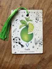 Green Witch Oracle Tarot Bookmark Botanical Garden Magick Card Deck #31 Luck