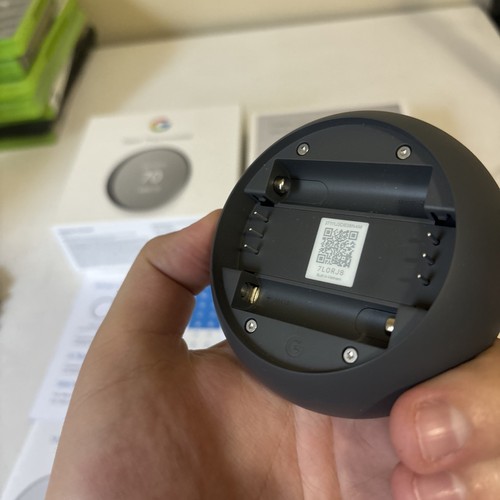 Google Nest Programmable Smart Thermostat - Charcoal (GA02081-US) Tested Working - Picture 6 of 11