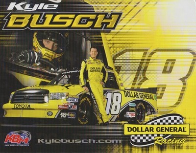2011 Kyle Busch Dollar General Toyota Tundra NASCAR CWTS Hero Card