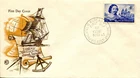 1963 Australian Navigators Abel Tasman 4/- - WCS FDC Brown