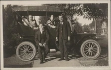 Cars Open Touring Car Original Vintage Real Photo Postcard RPPC