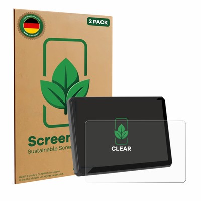 2x ScreenLeaf Displayschutzfolie für Carpuride W502BS 5'' nachhaltig verpackt
