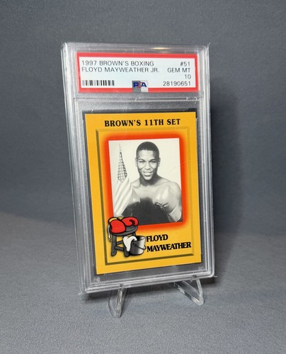 1997 Browns Boxing FLOYD MAYWEATHER JR #51 Ultra Rare PSA 10 Gem Mint Grail