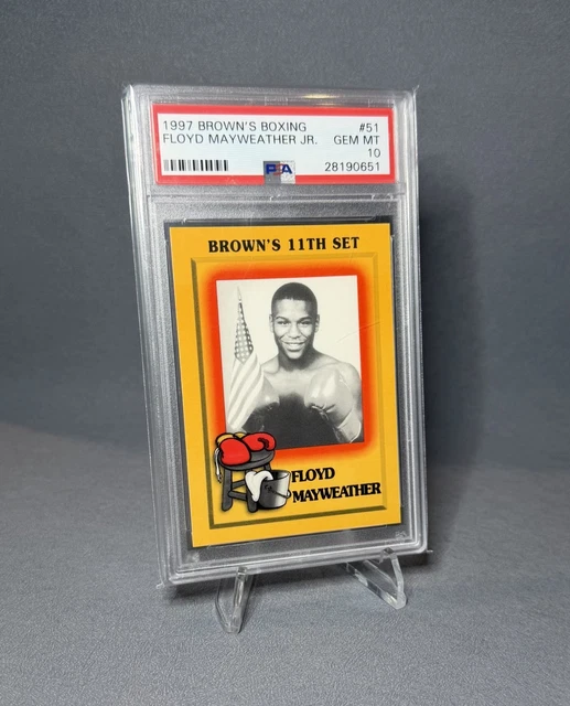 1997 Browns Boxing Floyd Mayweather JR #51 Ultra Rare PSA 10 Gem Mint Grail