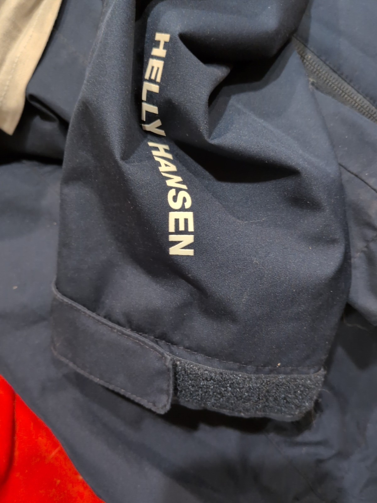 Helly Hansen crew jacket Medium W Small Mens Blue… - image 8