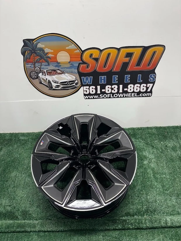 21" x 9" Front BMW 750e 740i 760i i7 #909M 2023 2024 OEM Wheel Rim 5A41F78 - Image 3 of 4