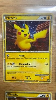 Pokemon TCG Pikachu World 2010 9 Card Set Multilingual Limited