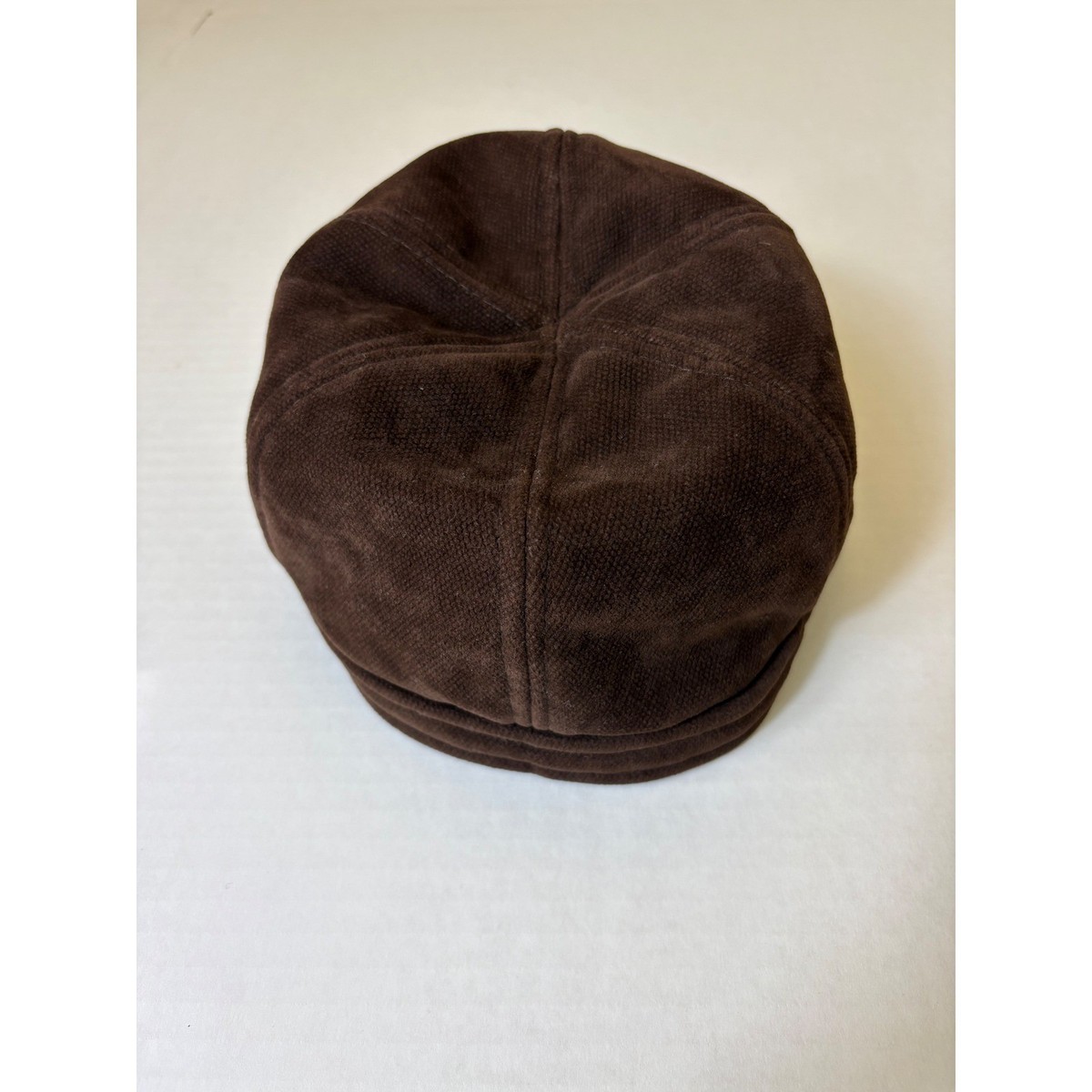 Vintage Scala Pronto Y2K Brown Cotton Newsboy Baker Boy Cap Boho Hat One Size The Baker Boy Boston Scally Cap - Brown Herringbone main image 3