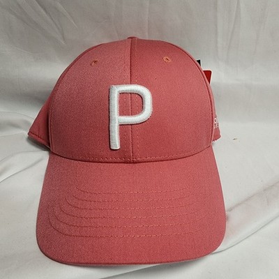 Puma 110 Bobby Jones Golf Course Pink Stretch Fit Womens Hat