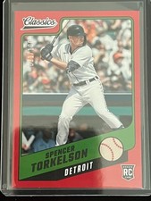 Spencer Torkelson 2022 Chronicles Classics Red #31/100 (RC) -Detroit Tigers