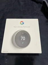 Google Best Learning Programmable Smart Thermostat  Unit Brand New For Any Home