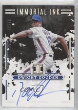 2025 Panini Impeccable Immortal Ink Holo Silver 21/25 Dwight Gooden Auto 1rt0
