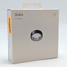 Oura Ring 4 Smart Ring Activity Tracker Size 10 in Black JZ90-54144-10 