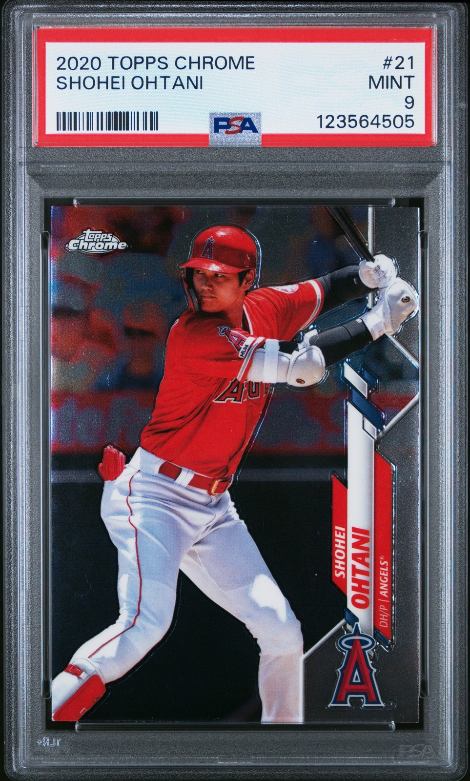 2020 TOPPS CHROME #21 SHOHEI OHTANI PSA 9