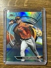 2023 Topps Finest Baseball Alex Bregman Aqua Vapor Refractor /250 #18 Astros