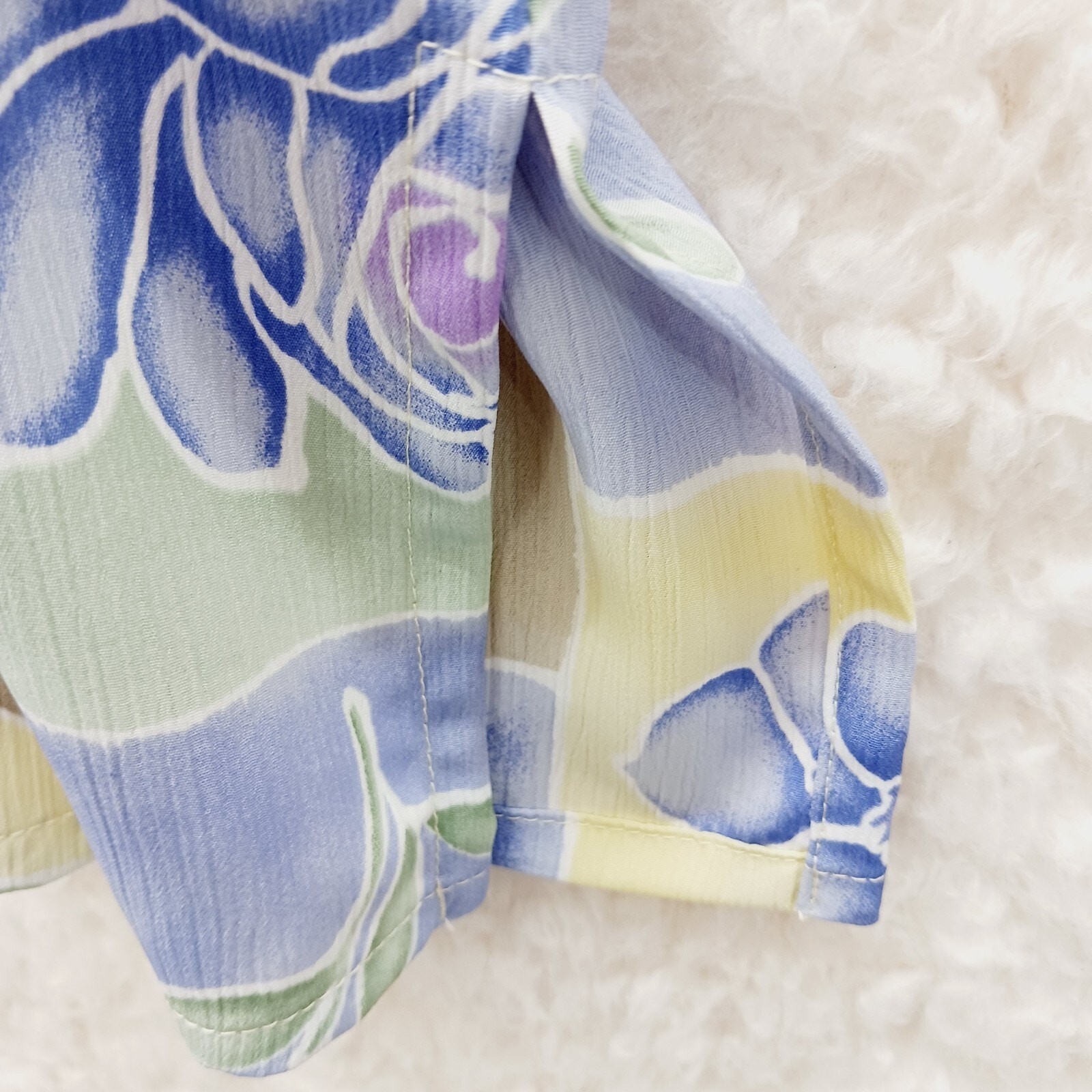 Blouse Size 14 Orchid Bloomcore Patchwork Office … - image 6