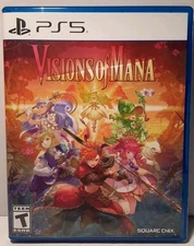 Visions of Mana for PS 5 Square Usetd Tested Great condition MINT