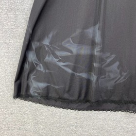 Vintage Dixie Belle Full Slip Womens 34 Black Nylon Fashion Length Lace Trim
