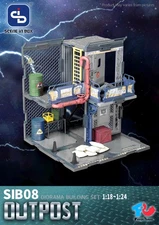 FreshRetro SIB08 1:18 1:24 OUTPOST Diorama Scene Building Set