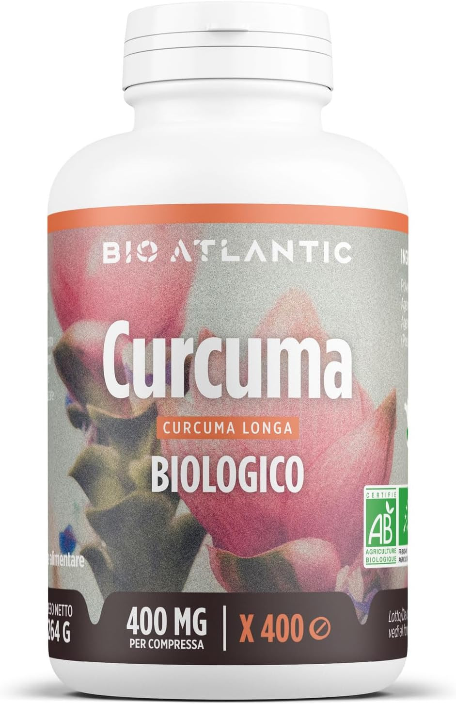 Curcuma Biologico 400 Mg - 400 Compresse