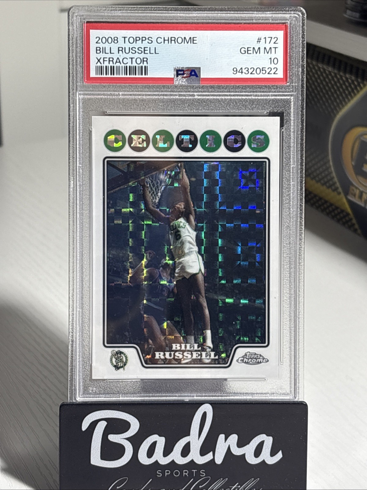 2008-09 Topps Chrome - Bill Russell #172 X-Fractor /288