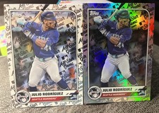 Topps 2025 All Star Game Atlanta- Rainbow Foilboard & Base Julio Rodriguez