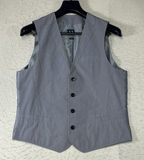 AX Armani Exchange Button Up Vest Gray Men s Size Medium