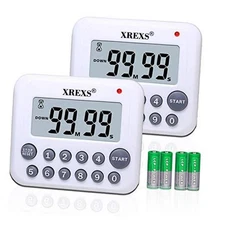  Digital Kitchen Timer Magnetic Countdown Up Cooking Timer Clock with Magnet 