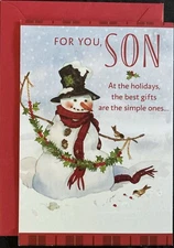 Merry Christmas Son Card Hallmark Greeting Card
