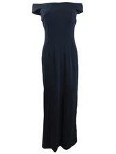 Adrianna Papell Women's Knit Crepe Gown (2, Midnight) 652933620277