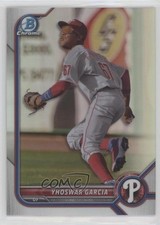 2022 Bowman Chrome Prospects Refractor 114/499 Yhoswar Garcia #BCP-215 0w38