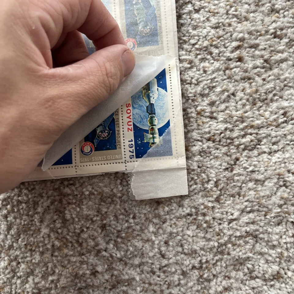 1975 Space Apollo Soyuz 2 Blocks of 24 (10cent) Postage Stamps - Image 3 of 3