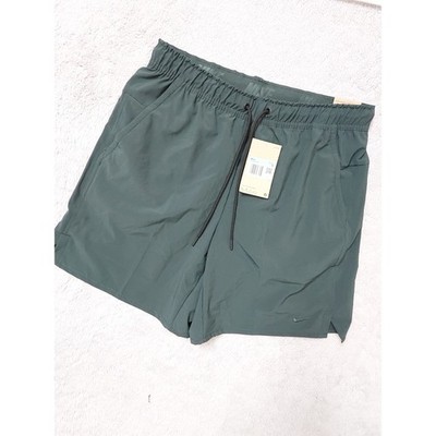 NEW Nike Shorts Mens Medium Dri-FIT Unlimited 7'' Unlined Versatile Shorts Green