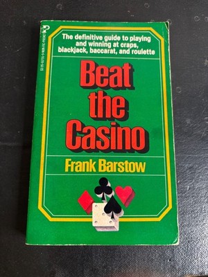 Beat the Casino Frank Barstow 1986 Gambling Guide Craps Blackjack Roulette