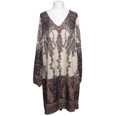 Brown Coco, Kleid, Größe: 2XL, Beige/Mehrfarbig, Polyester, Paisley, Damen #5VV