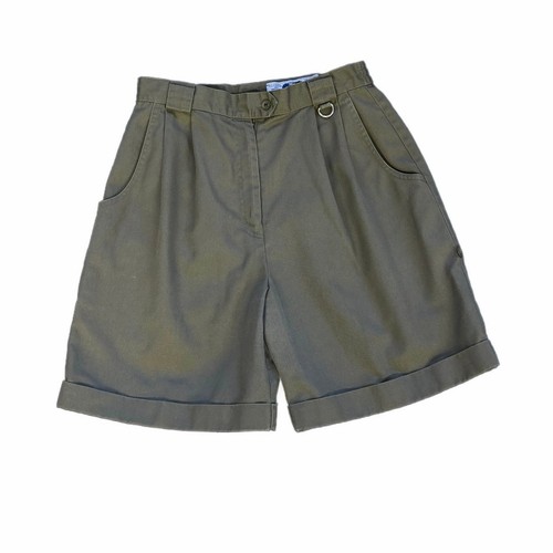 Tilley, Vintage Tilley Endurables Pleated Utility Shorts Size 12 Green Khaki Canada