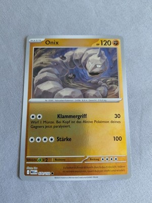 Pokémon Karte Onix Einzelkarte Sammelkarte