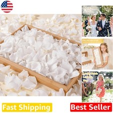Luxury White Rose Petals 1000 Pcs Freeze Preserved for Elegant Event Decor