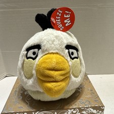 Angry Birds Matilda Plush White chicken Stuffed Toy Original Tags no sound 2010