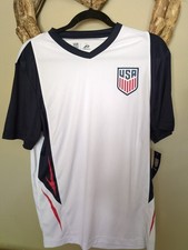 U.S. Soccer Federation USMNT Adult Game Day Soccer Poly Shirt Jersey T-Shirt SM