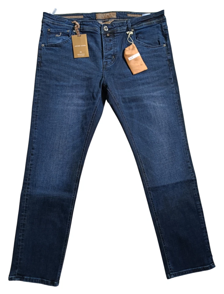 Pantalones de mezclilla para hombre Jacob Cohen color Nick azul oscuro talla 38 Foto 3 de 4