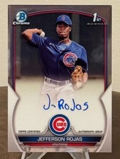 2023 Bowman Baseball JEFFERSON ROJAS 1st Chrome Prospect Autograph CPA-JR