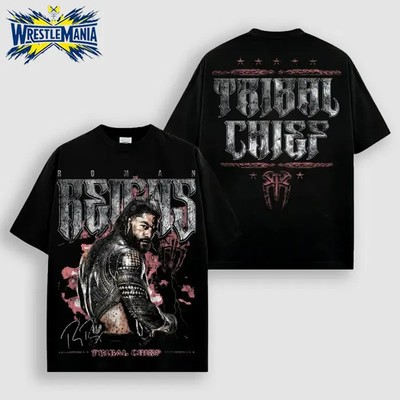 Vintage Roman Reigns WWE Legend Premium Wrestling T Shirt Cotton T-Shirt