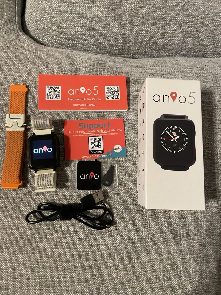 ANIO 5 - Telefon Uhr für Kinder, Schulmodus, SOS Funktion, GPS, WLAN - Bild 2 von 4