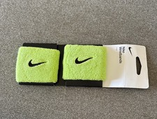 Nike Swoosh Set of 2 Wristbands Neon Green Brand New